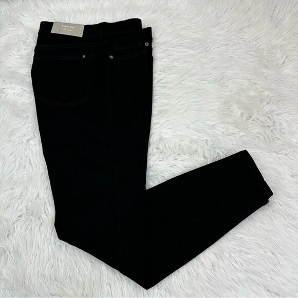 Everlane Women's NWT Black The Mid-Rise Skinny Stretch Luxury Jean W29-30/L28 - Picture 3 of 12